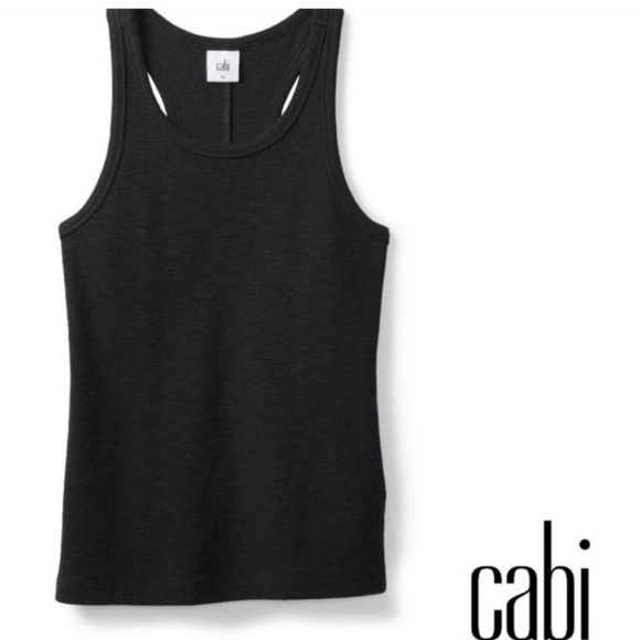 CAbi Tops - CAbi Paragon Tank Top In Black Style Number 6350